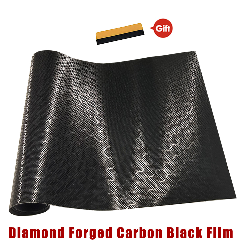 Crepe Pan Carbon - Diamond Forged Carbon Fiber Sticker Honeycomb