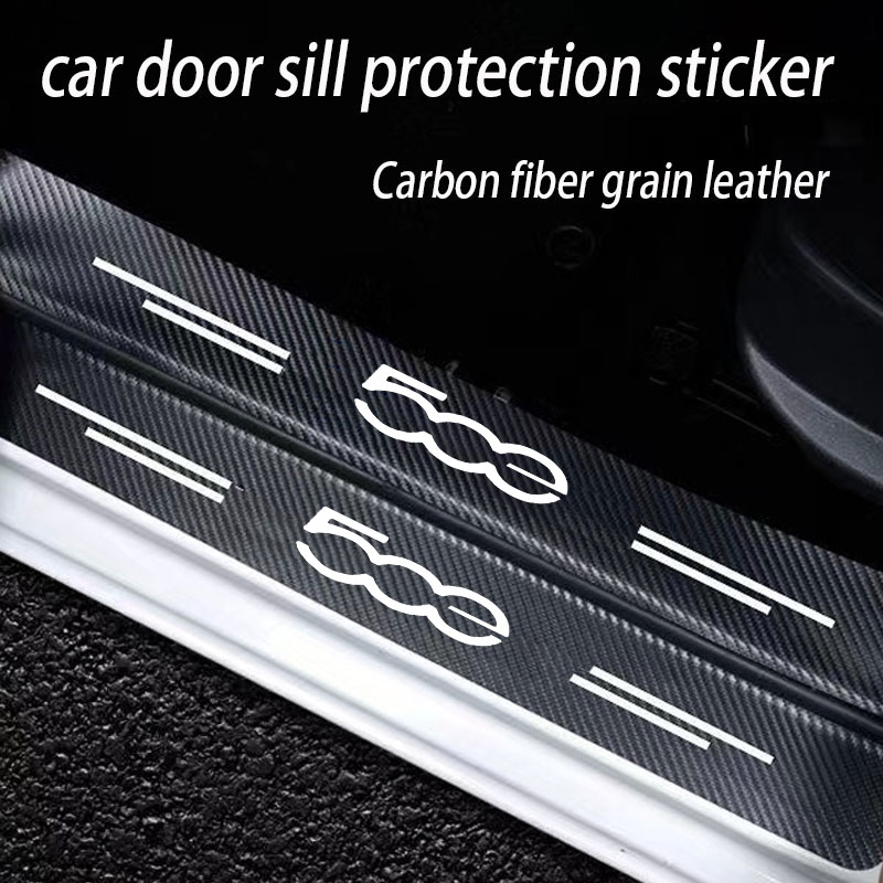 Car Door Sill Guard Plate Thre - Crepe Pan Carbon ulasan dan harga