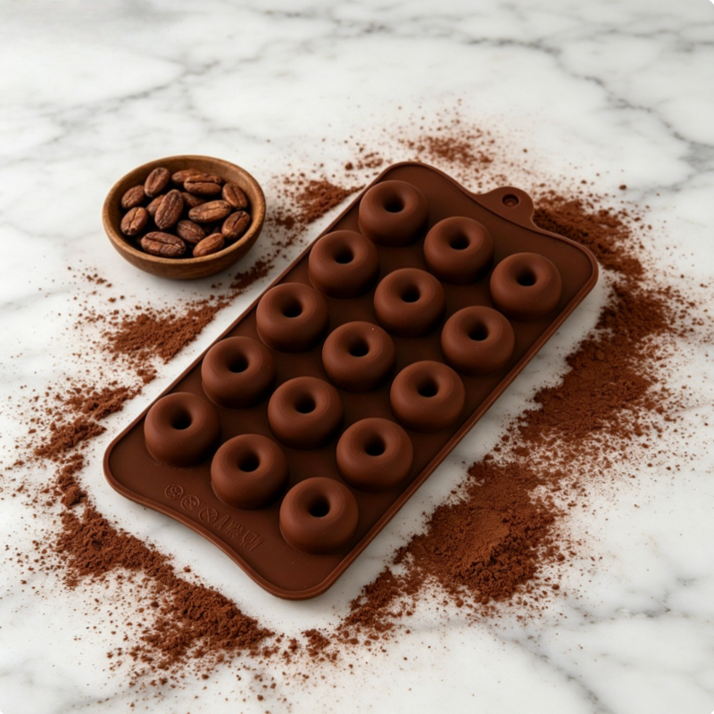 1pc donut silicone cake mold n - Donut Mold Silicone ulasan dan harga