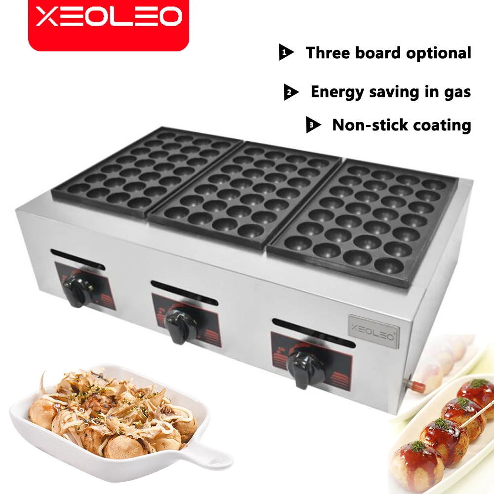 XEOLEO Commercial Desktop 3-pl - Takoyaki Grill Plate ulasan dan harga