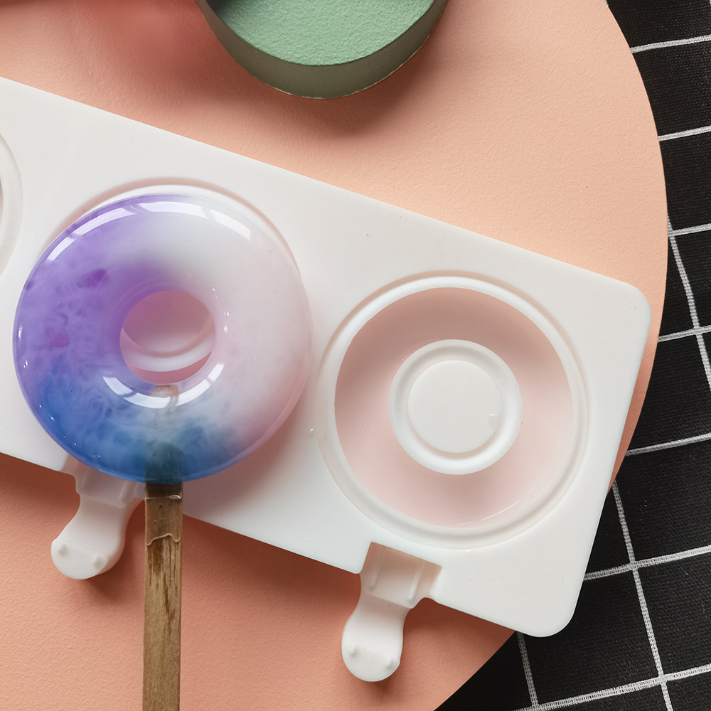 Large Donut 4 Cavity Ice Cream - Donut Mold Silicone ulasan dan harga
