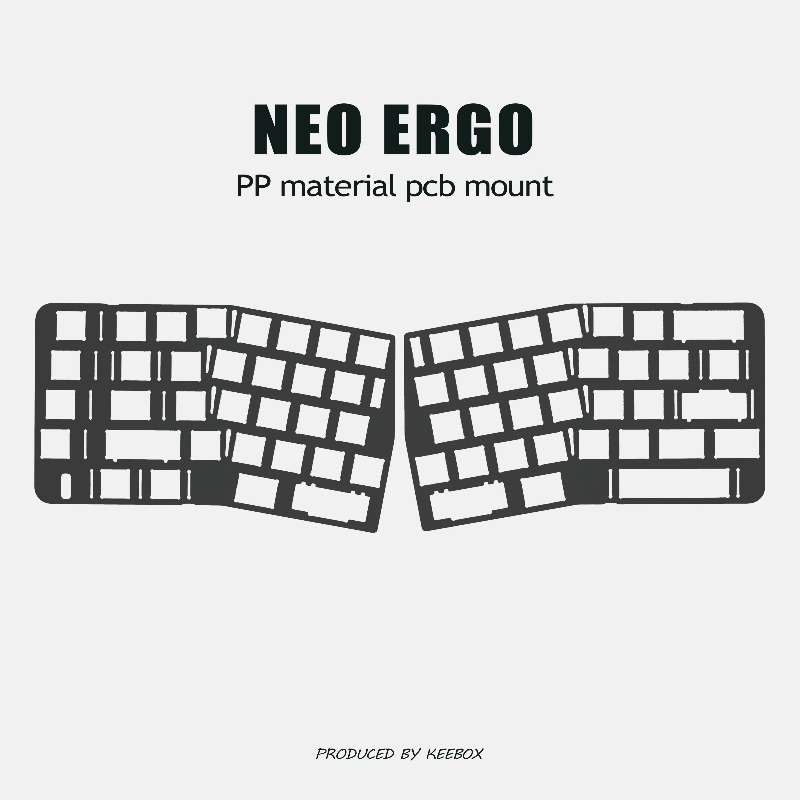 Neo Ergo Keyboard Positioning  - Crepe Pan Carbon ulasan dan harga