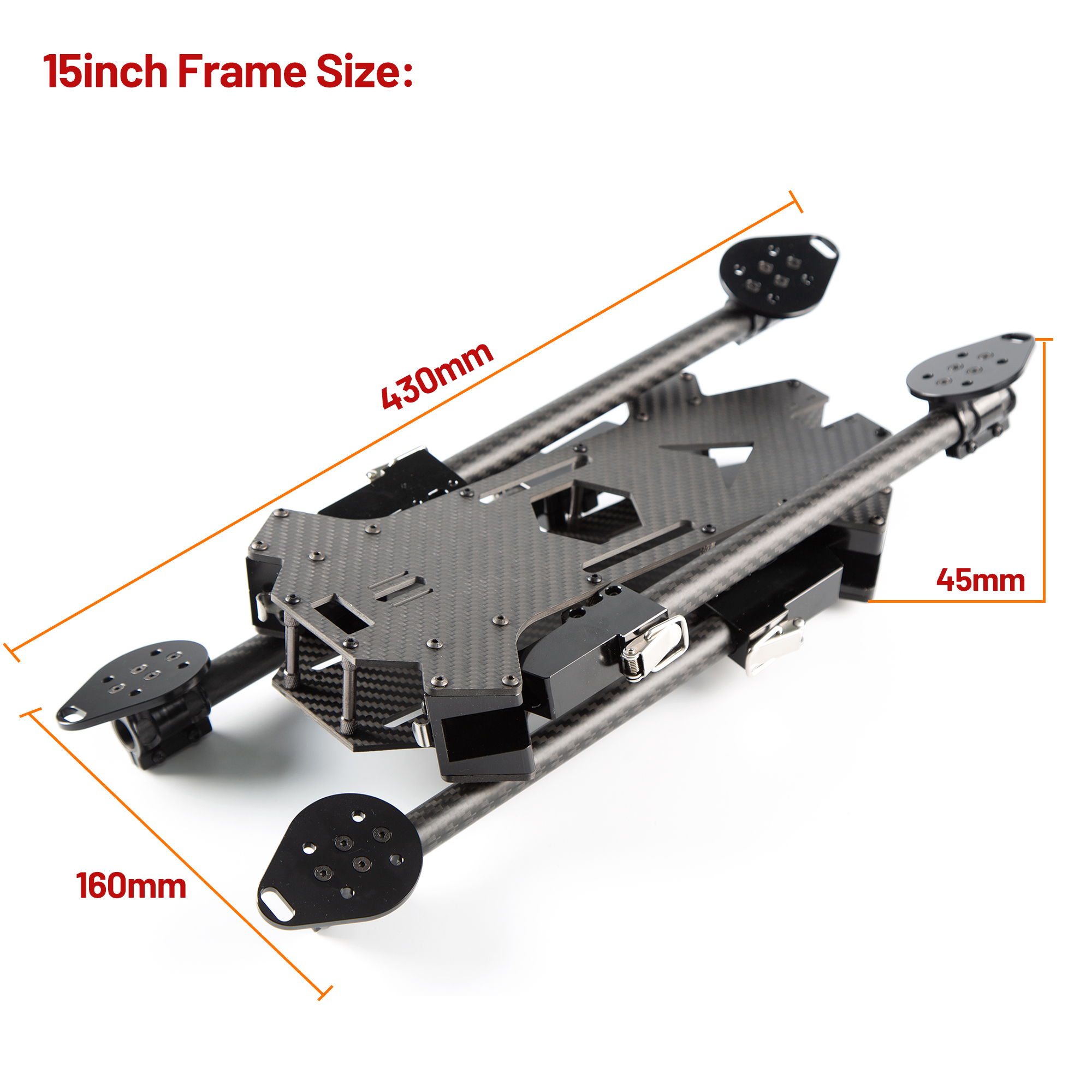 15inch /17inch FPV Carbon Fibe - Crepe Pan Carbon ulasan dan harga