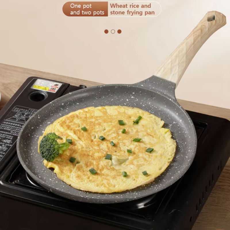 Maifan Stone Frying Pan Steak  - Danish Pancake Pan ulasan dan harga