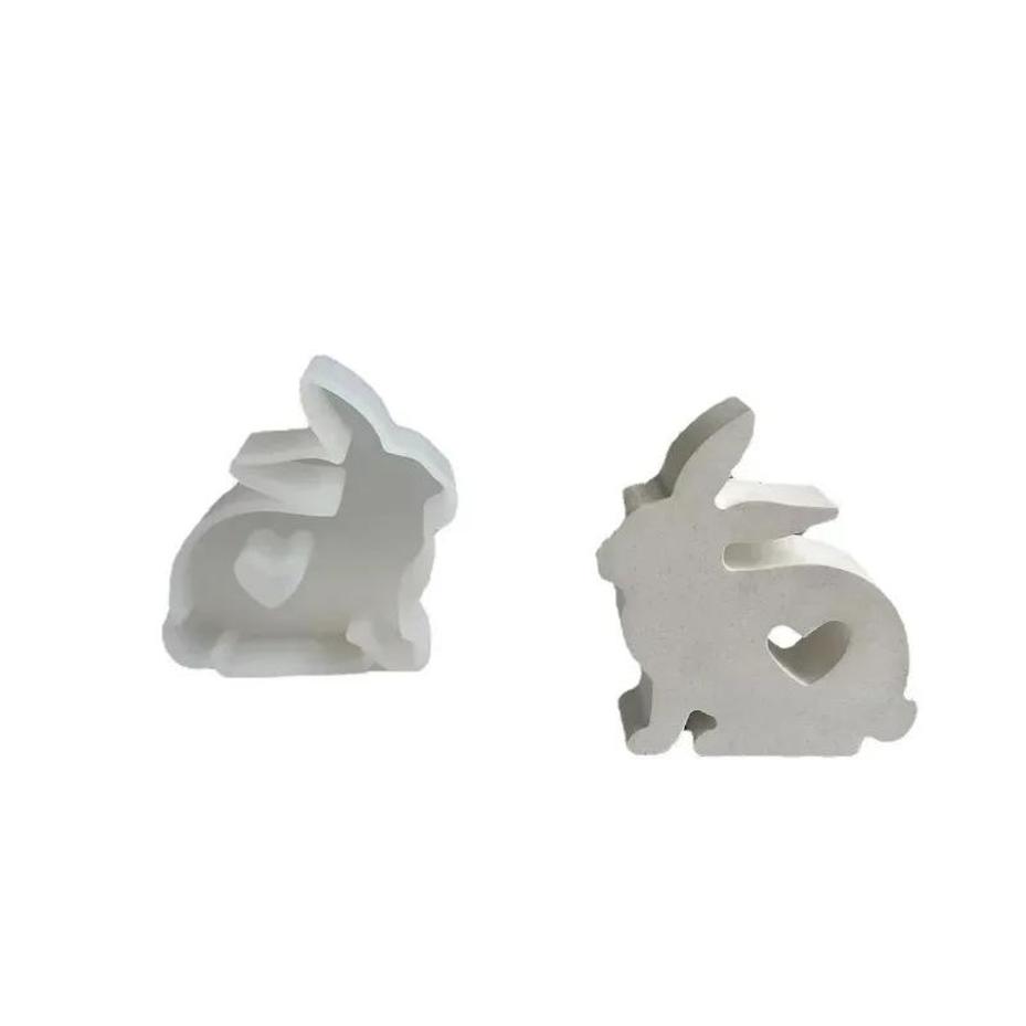 1Pcs Heart Shaped Bunny Silico - Bunny Cake Mold ulasan dan harga