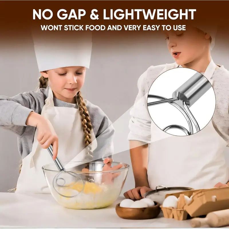 Danish Dough Whisk - Stainless - Danish Pancake Pan ulasan dan harga