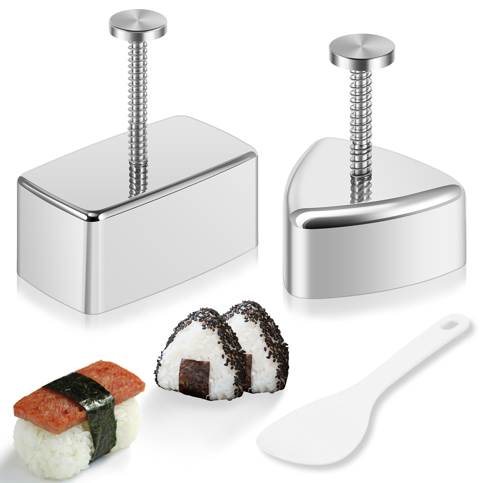 Onigiri Mold Non-stick Stainle - Spring Roll Wrapper ulasan dan harga