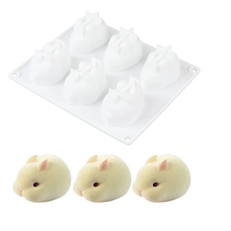 Silicone 3D Bunny Rabbit Cake  - Bunny Cake Mold ulasan dan harga