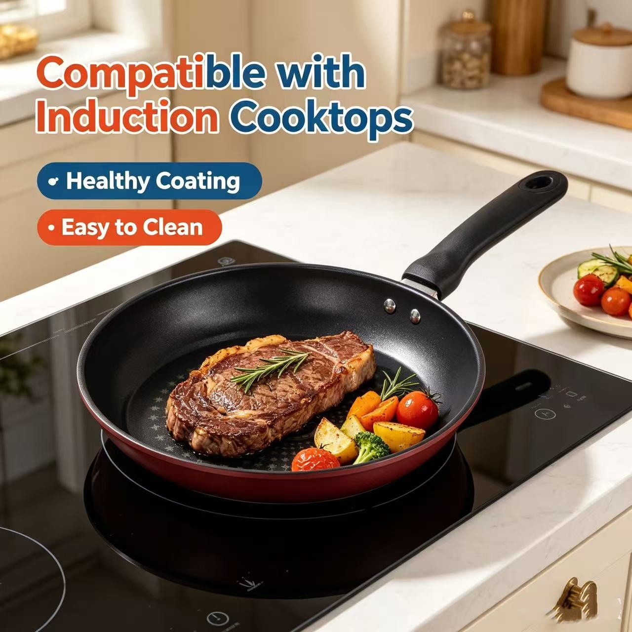 Premium Granite Non Stick Fryi - Cast Iron Corn ulasan dan harga