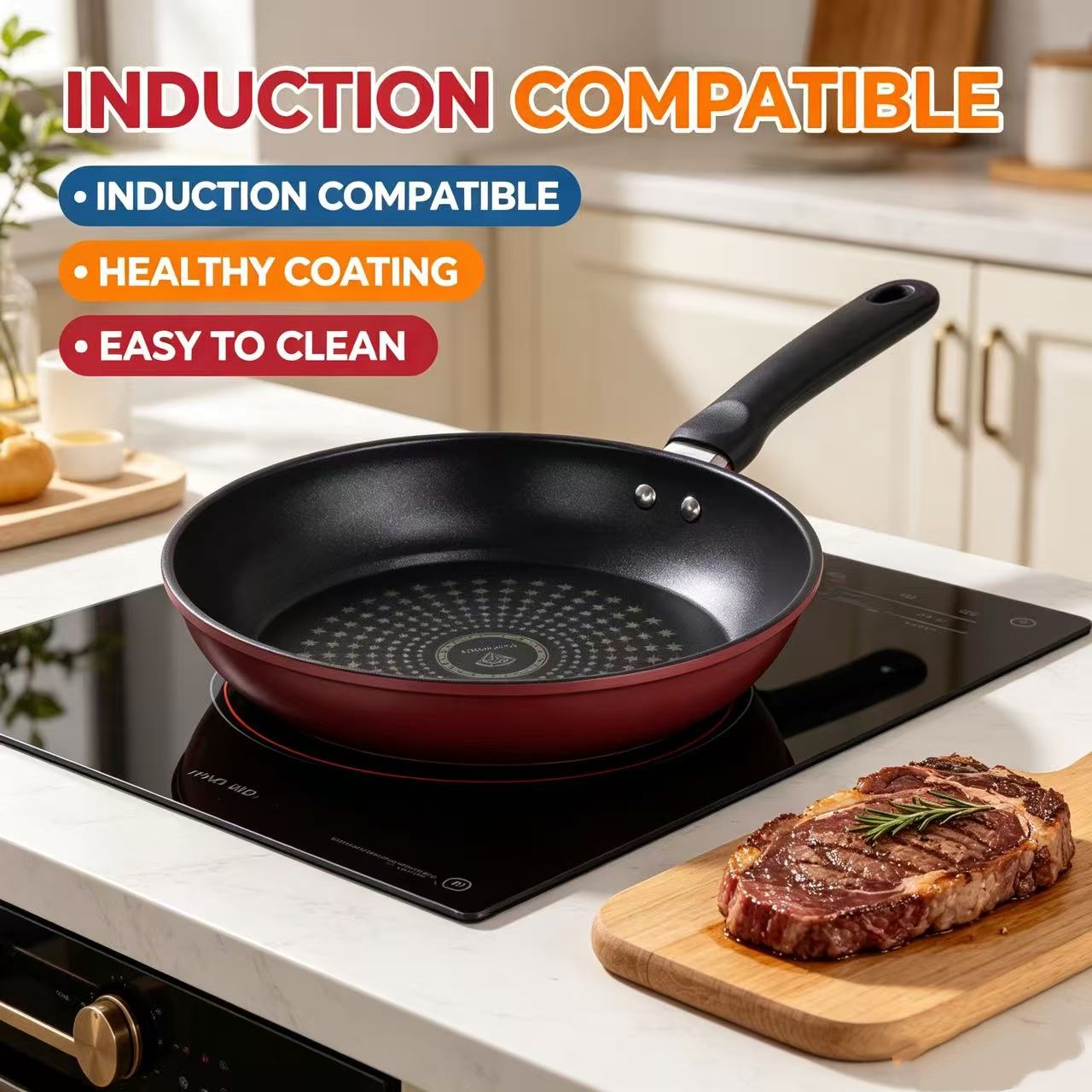 Premium Granite Non Stick Fryi - Cast Iron Corn ulasan dan harga