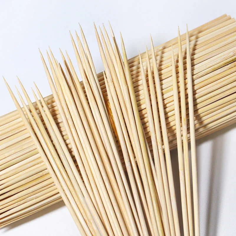 90Pcs Bamboo Stick Food Grade  - Corn Dog Stick ulasan dan harga