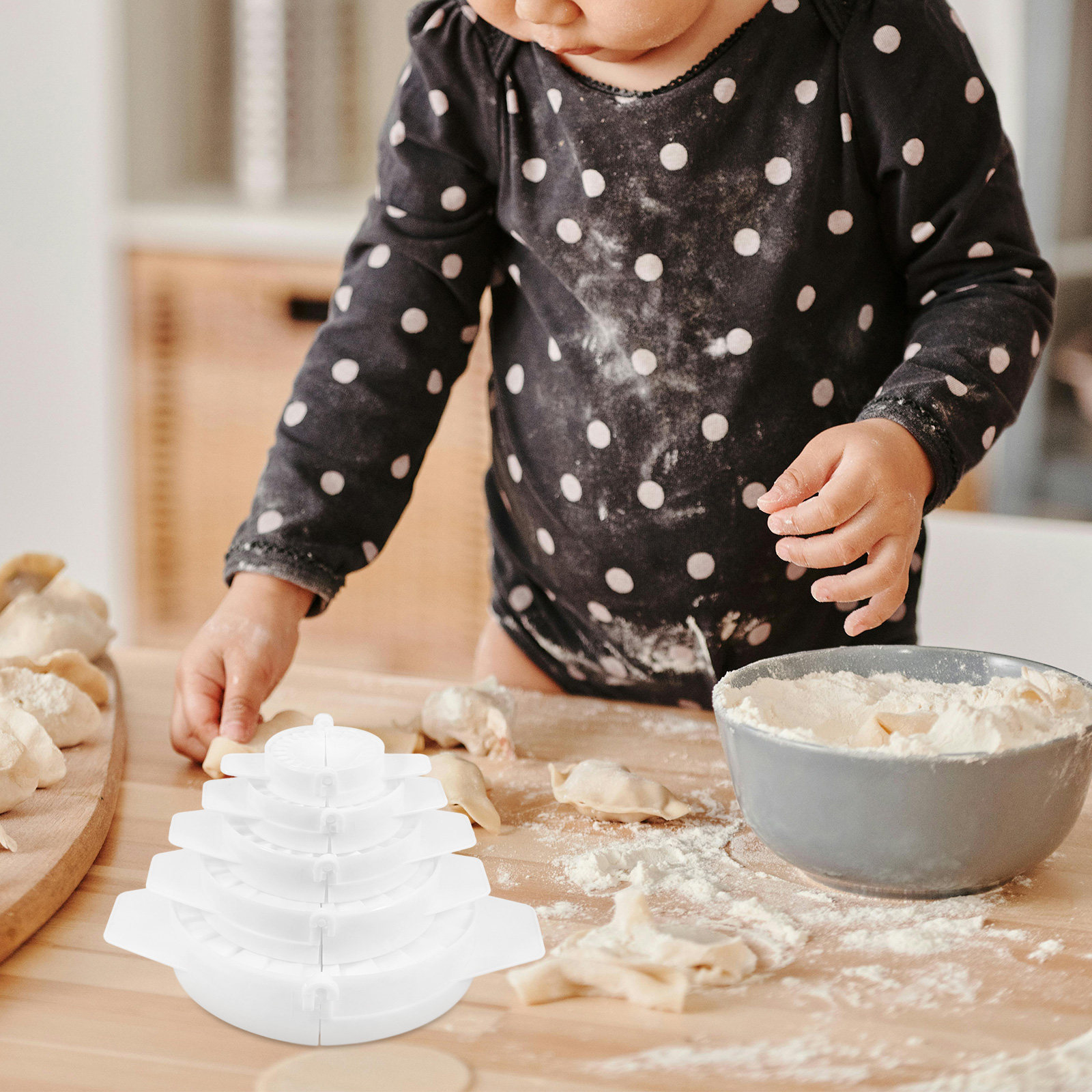 5Pcs Dumpling Maker Set Manual - Dumpling Press Set ulasan dan harga