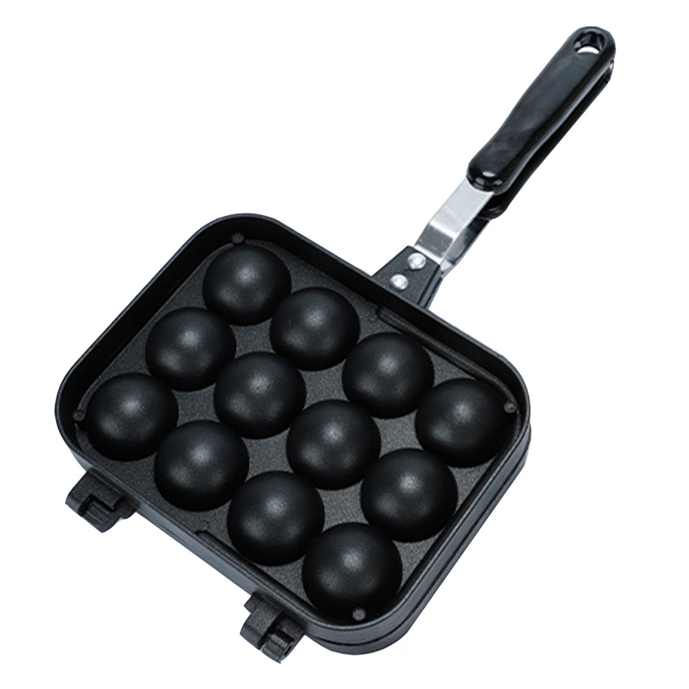 Household Egg Pan 12-Holes Non - Takoyaki Grill Plate ulasan dan harga