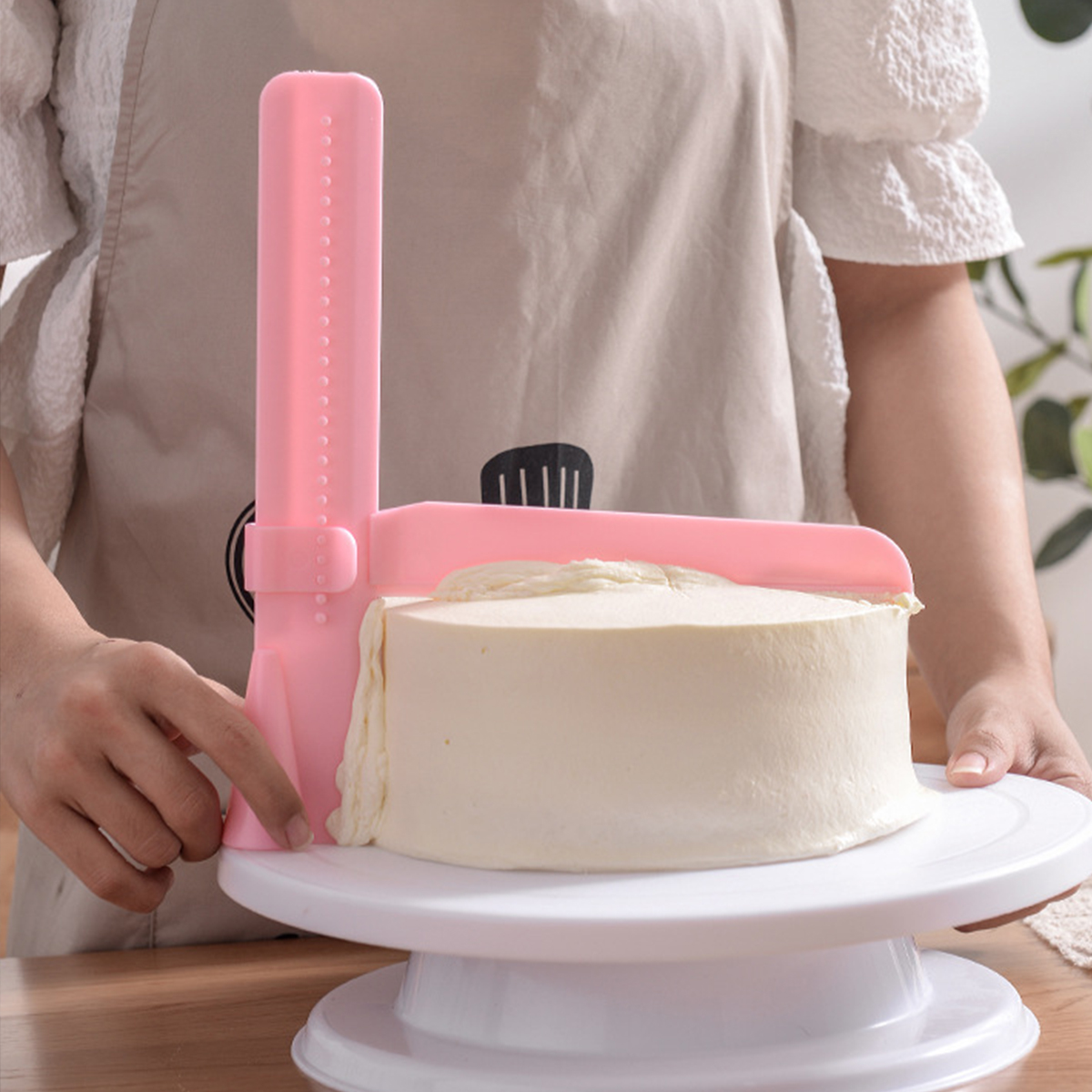 1PC-Adjustable plastic cake le - Bunny Cake Mold ulasan dan harga