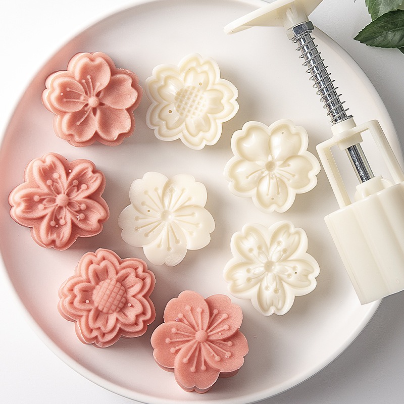 Mooncake Mold Plastic Hand-Pre - Bunny Cake Mold ulasan dan harga