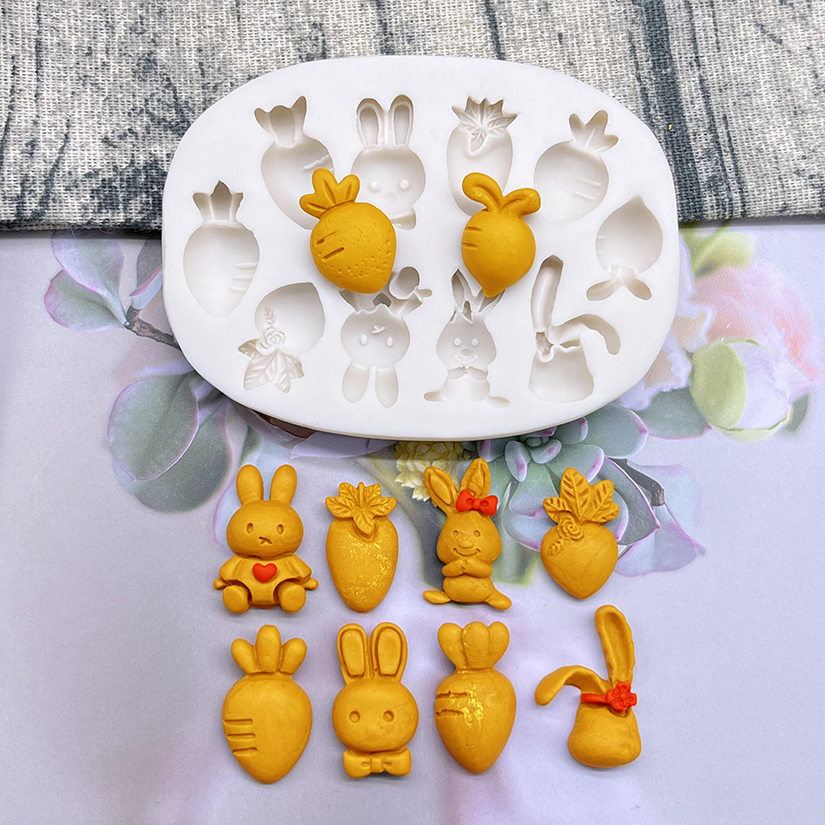 Easter Bunny Rabbit Radish Sil - Bunny Cake Mold ulasan dan harga