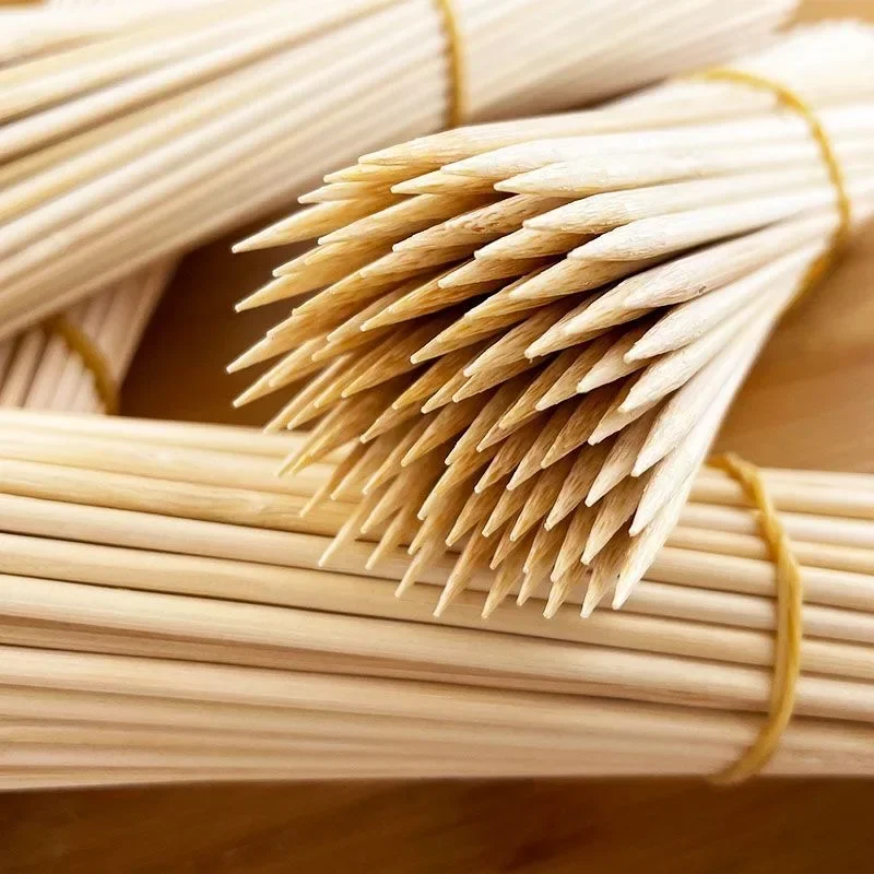90pcs Bamboo Stick Food Grade  - Corn Dog Stick ulasan dan harga