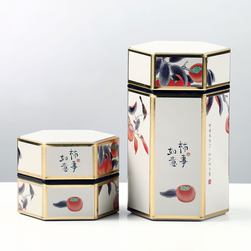 Creative Hexagonal Teapot Tin  - Cast Iron Corn ulasan dan harga