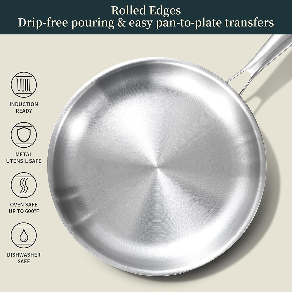 LMETJMA 304 Stainless Steel Fr - Egg Waffle Pan ulasan dan harga