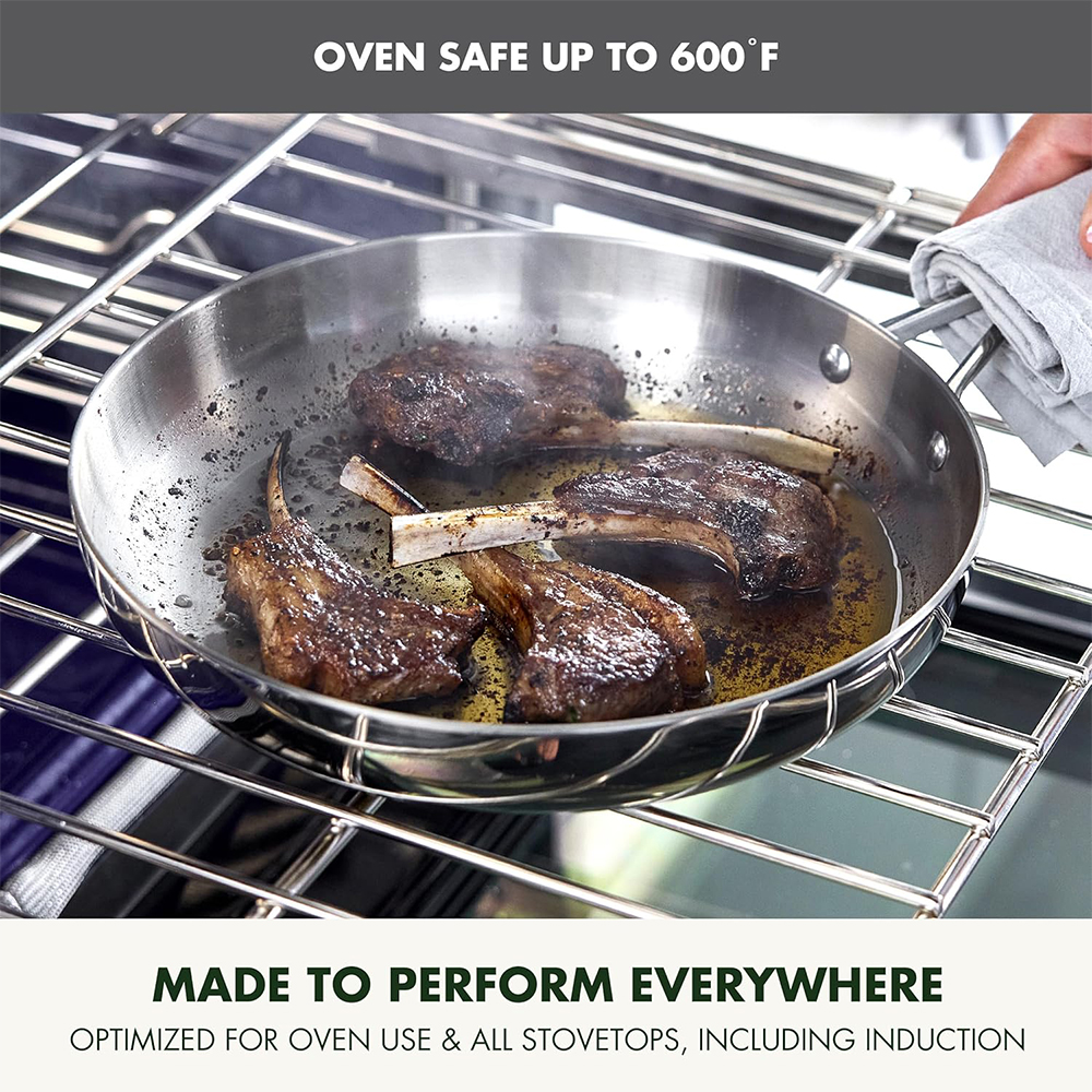 LMETJMA 304 Stainless Steel Fr - Egg Waffle Pan ulasan dan harga