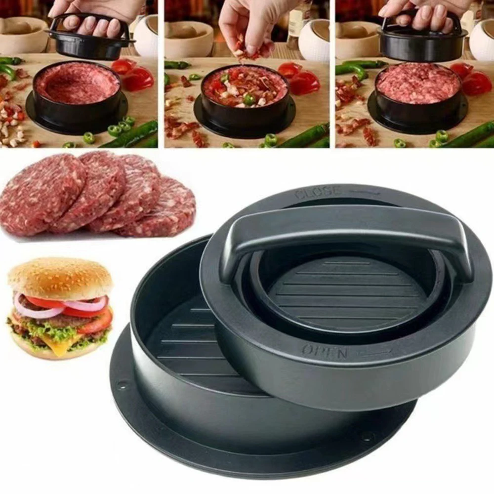 Round Hamburger Burger Press B - Hot Dog Press ulasan dan harga
