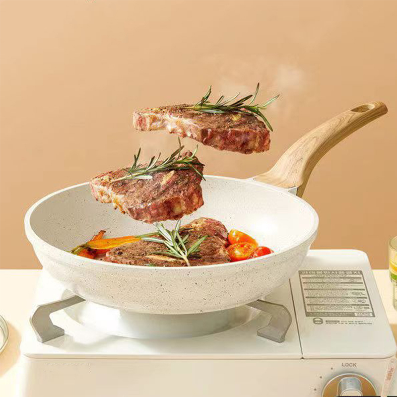 Non-stick Wok Frying Pan Ceram - Danish Pancake Pan ulasan dan harga