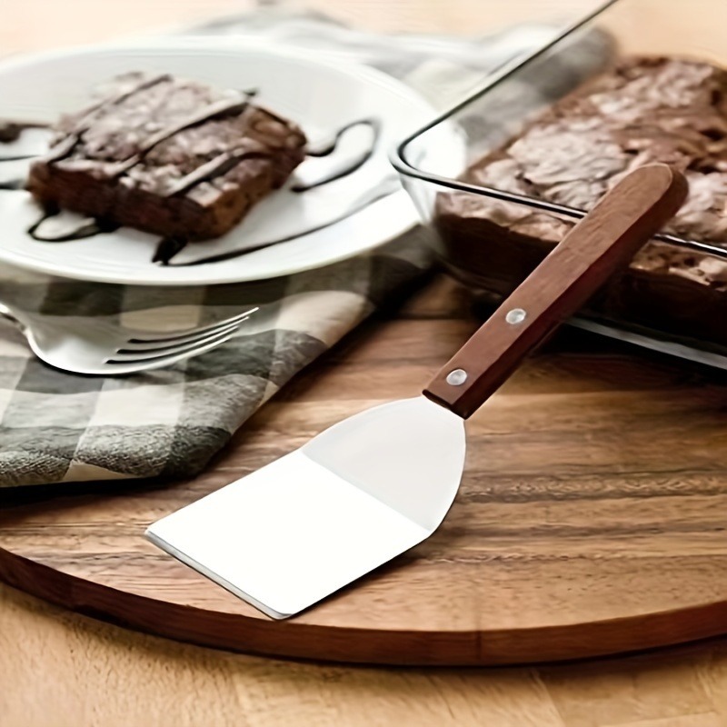 1pc, Brownie Spatula, Metal Br - Okonomiyaki Spatula ulasan dan harga