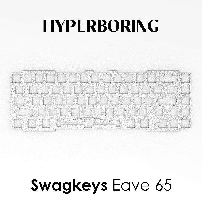 Swagkeys Eave65 Keyboard Posit - Crepe Pan Carbon ulasan dan harga