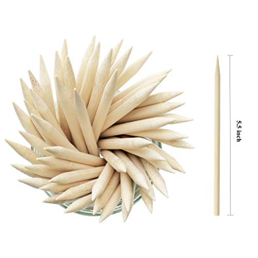 5.5 inch Thick Bamboo Sticks f - Corn Dog Stick ulasan dan harga